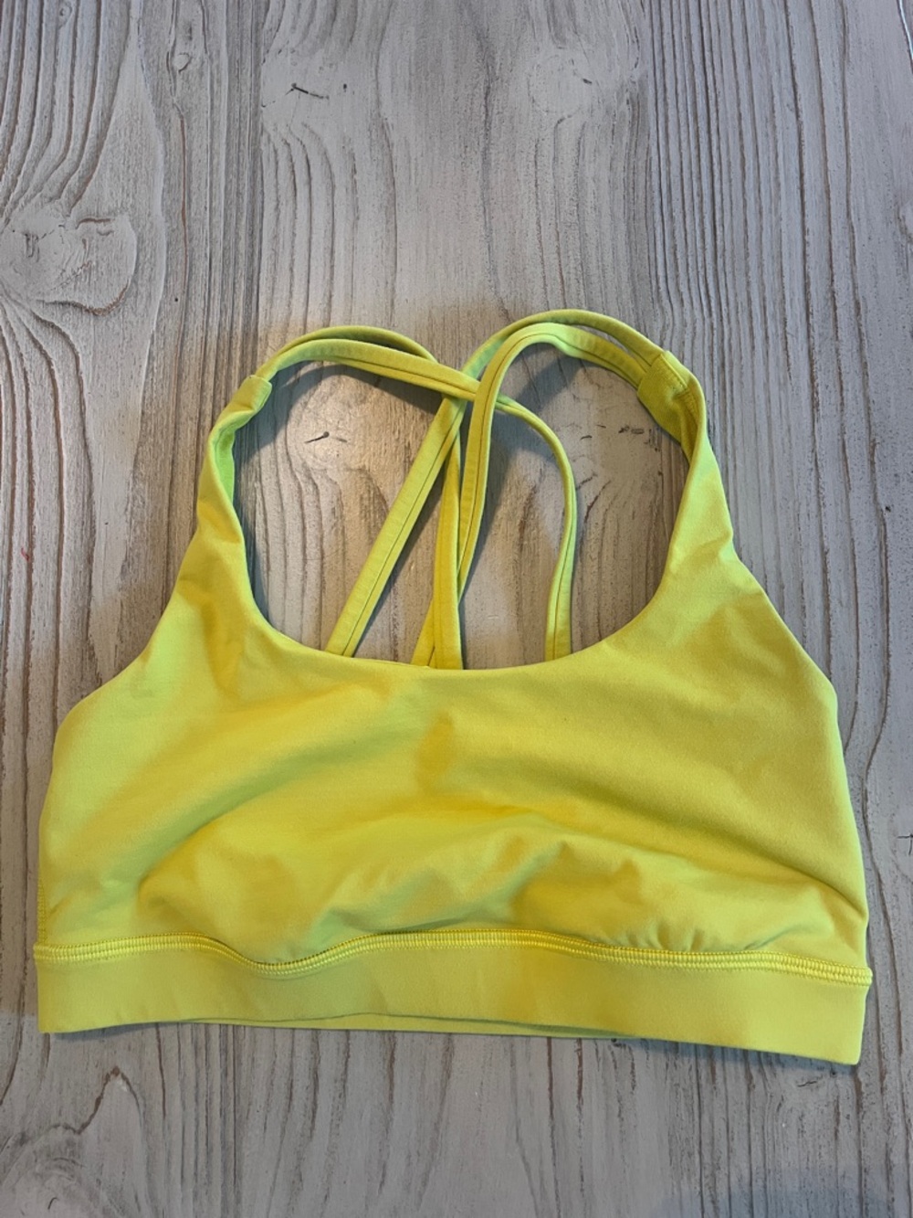 Lululemon energy Strappy Sports Bra athletic gym size 4 no pads
